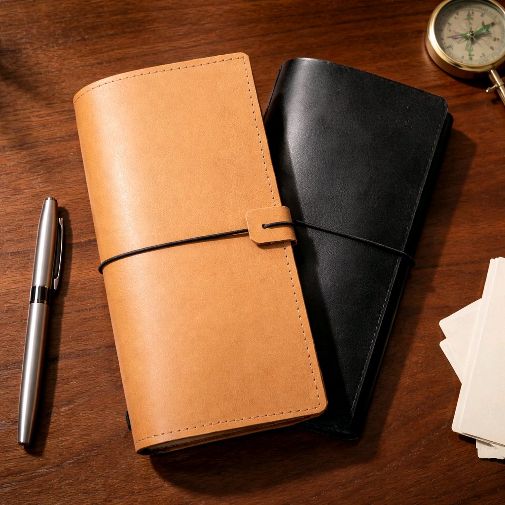 Traveller's Notebook size leather journal covers