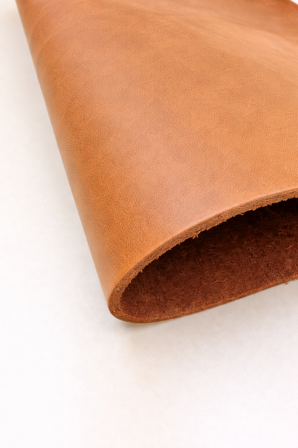 Ochre leather